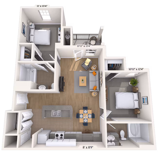 Unit 0909107 1414102 floor plan