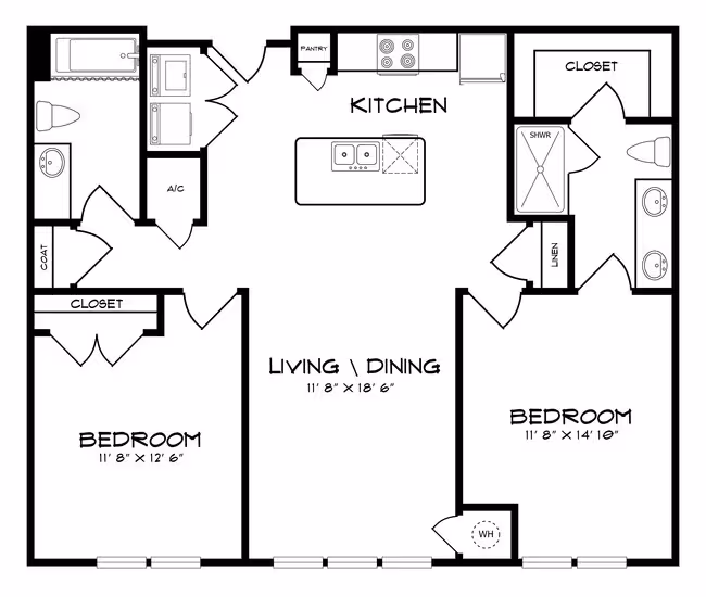 Unit 1309 1309 floor plan