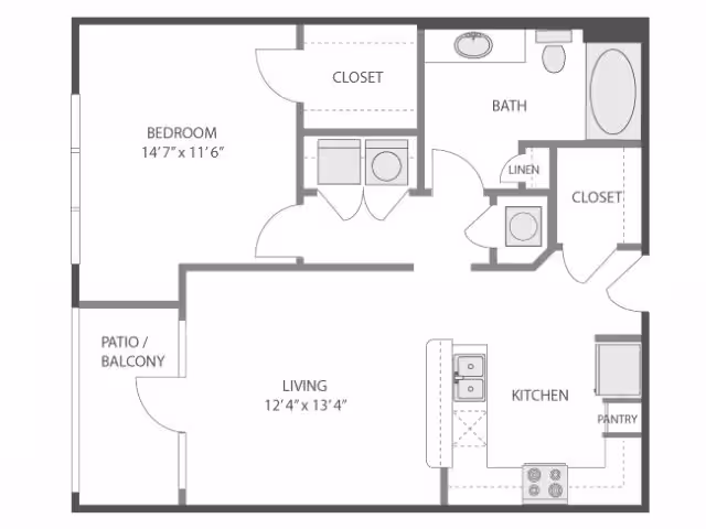 Unit 3-2044 3-2044 floor plan