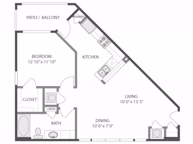 Unit 5-3070 5-3070 floor plan
