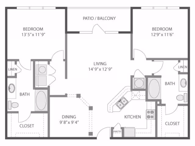C6 3-3045 floor plan