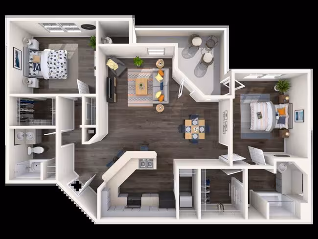 Unit 0907 0908 floor plan