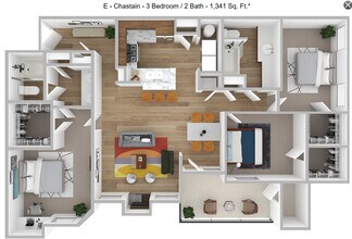 E floor plan