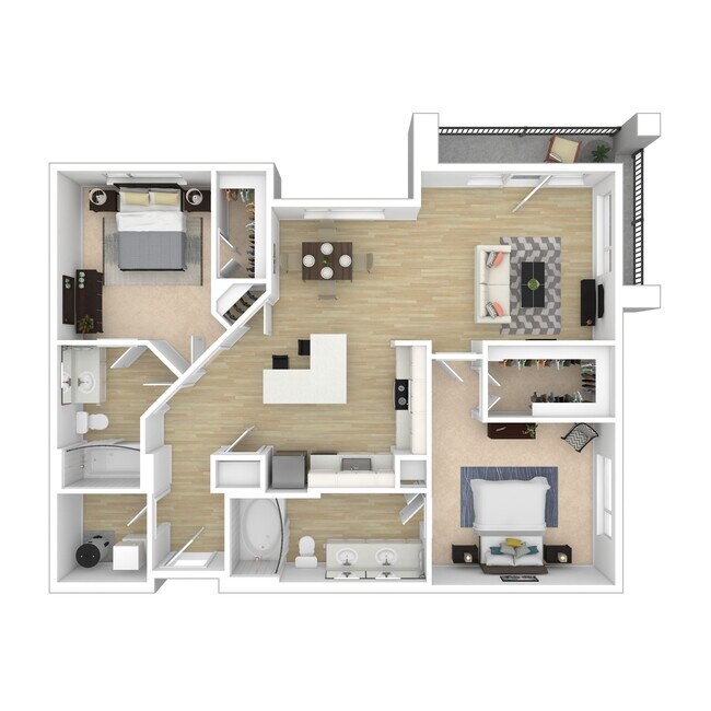 2B 2508 floor plan
