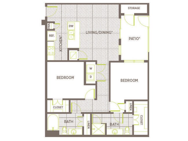 Unit 129 150 floor plan