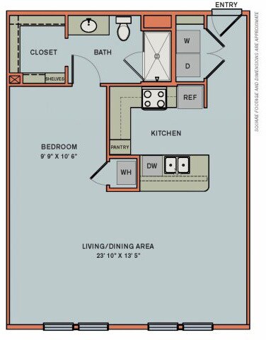 Unit 3410 3210 floor plan