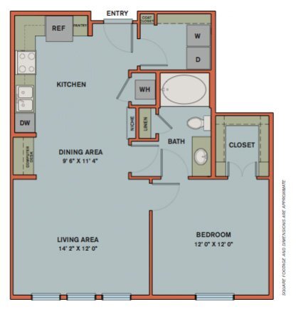 Unit 1224 1224 floor plan
