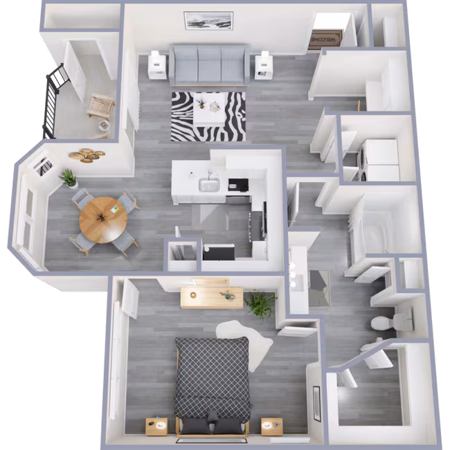 Unit 730 1411 floor plan