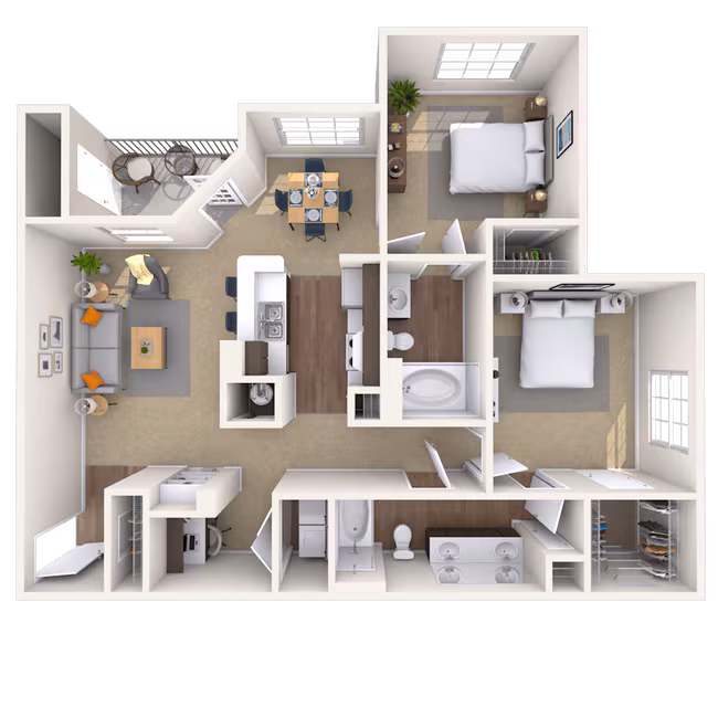 Unit 17307 08307 floor plan