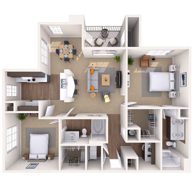 Unit 16302 16302 floor plan