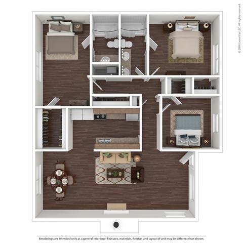 Unit MB14 MB14 floor plan