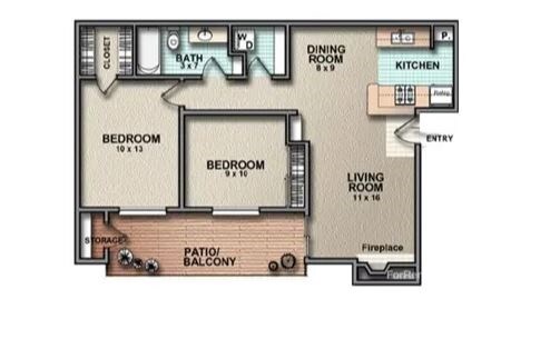 B1 707 floor plan