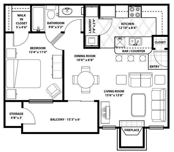 A2 0205 floor plan