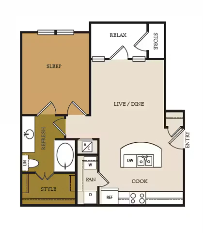 A1 16305 floor plan