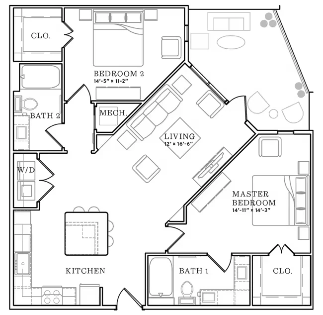 B3 0344 floor plan