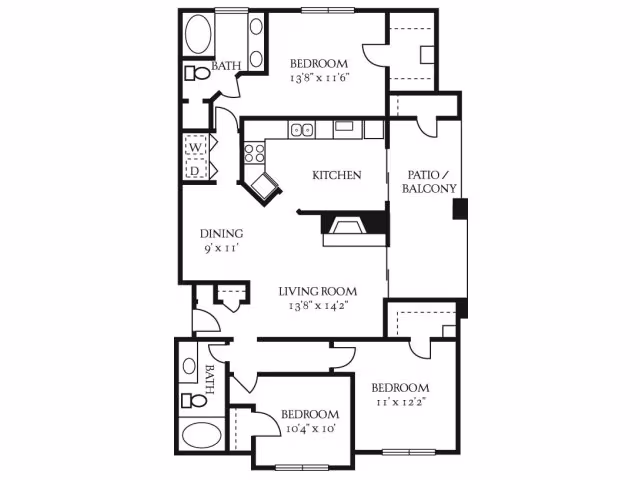 Unit 1128 1128 floor plan