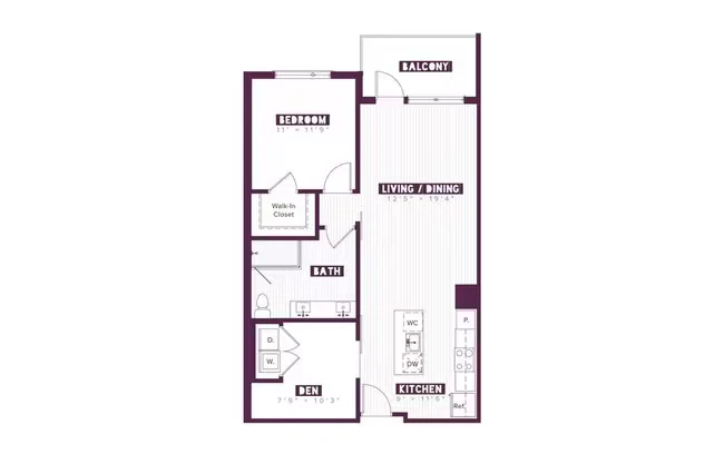 A4 604 floor plan
