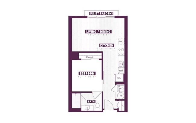 E1 624 floor plan