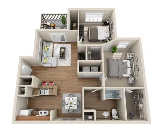 Unit 535 536 floor plan