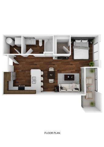 Unit 419 219 floor plan