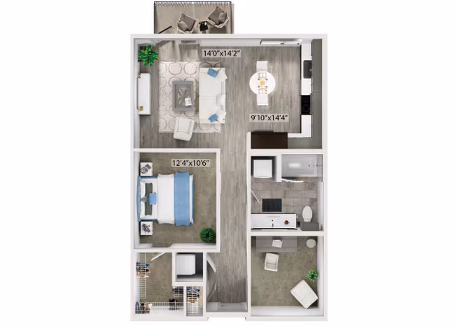 Unit 2530 2122 floor plan