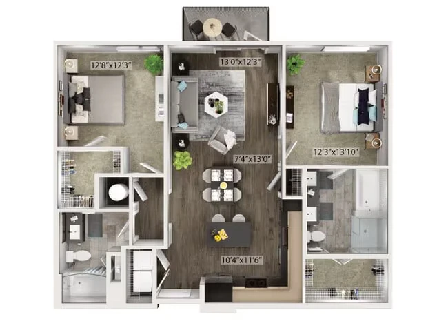 B2 1223 floor plan