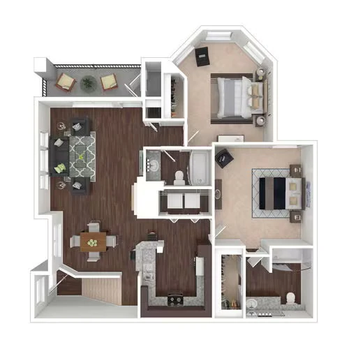 B 1402 floor plan
