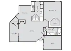 Unit 0802 0801 floor plan