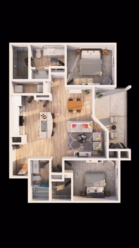 Unit 2306 3103 floor plan