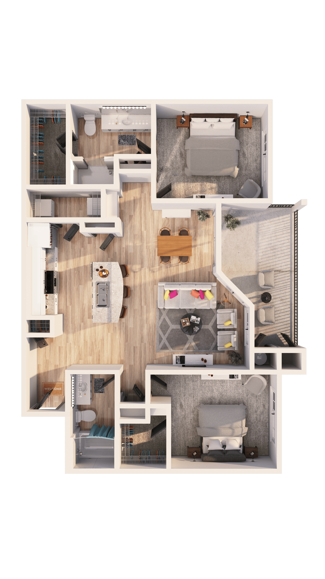 B2A 3104 floor plan