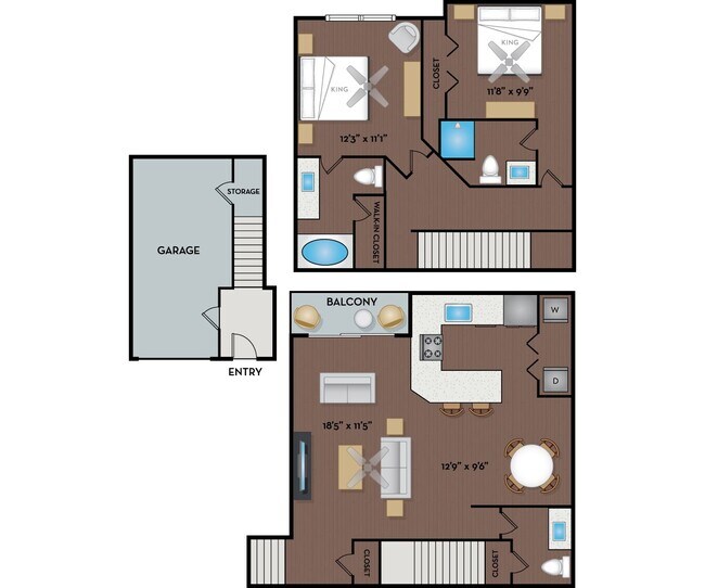 Unit 403 1012 floor plan