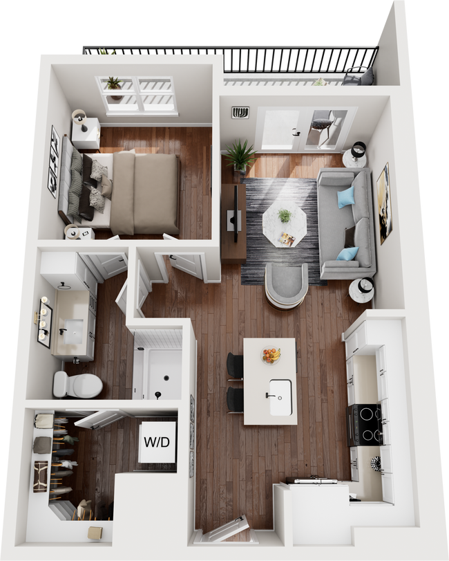 Unit 1347 1-1147 floor plan
