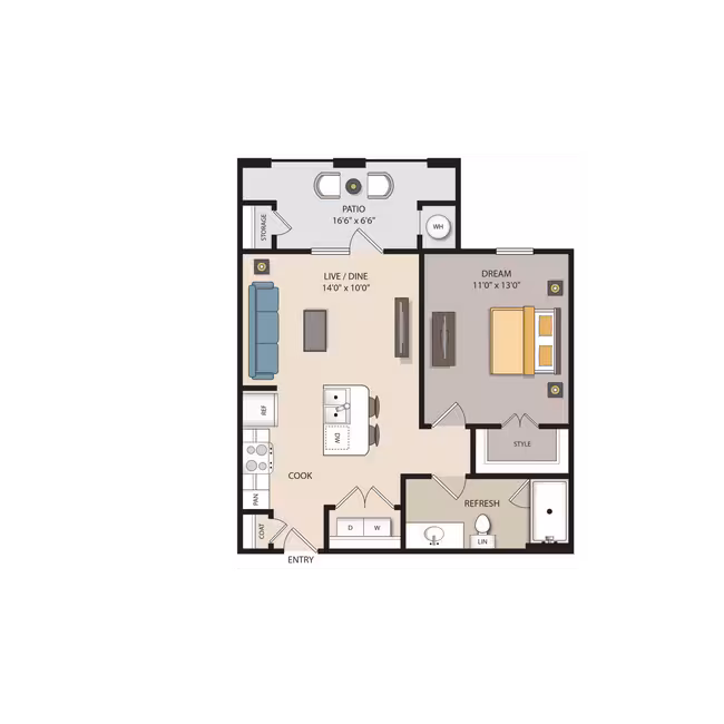 Unit 3404 3404 floor plan