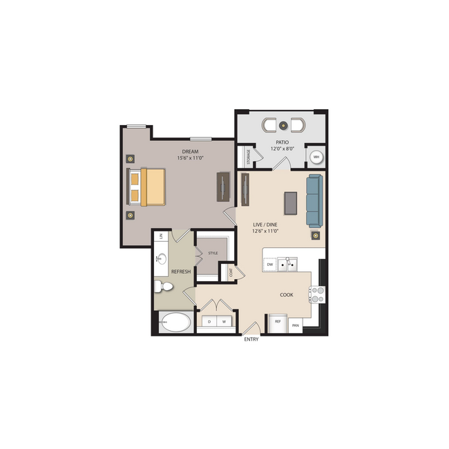 Unit 3210 3412 floor plan