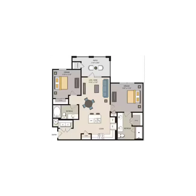 B1IN 2311 floor plan