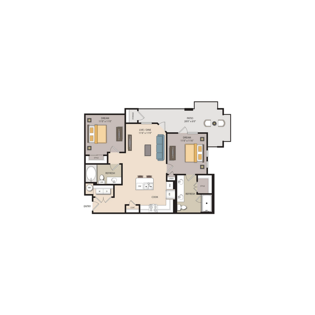 B1 1302 floor plan