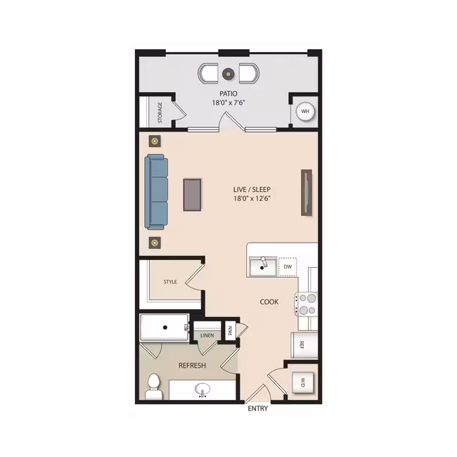 Unit 5409 3109 floor plan