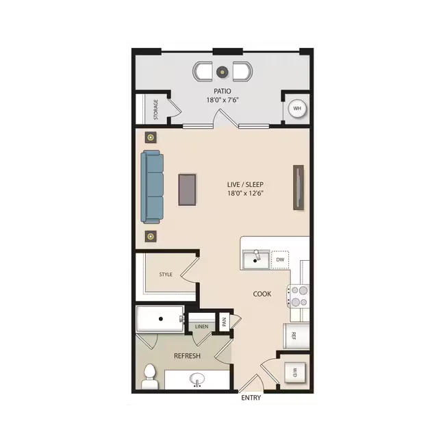 E1.A 3107 floor plan