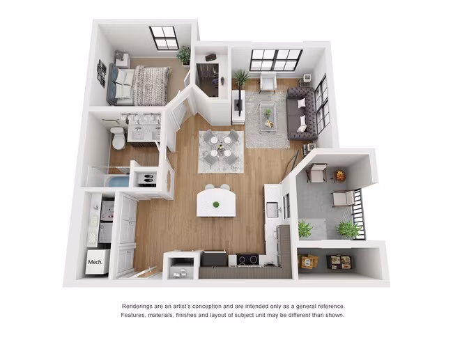 Unit 6307 10202 floor plan