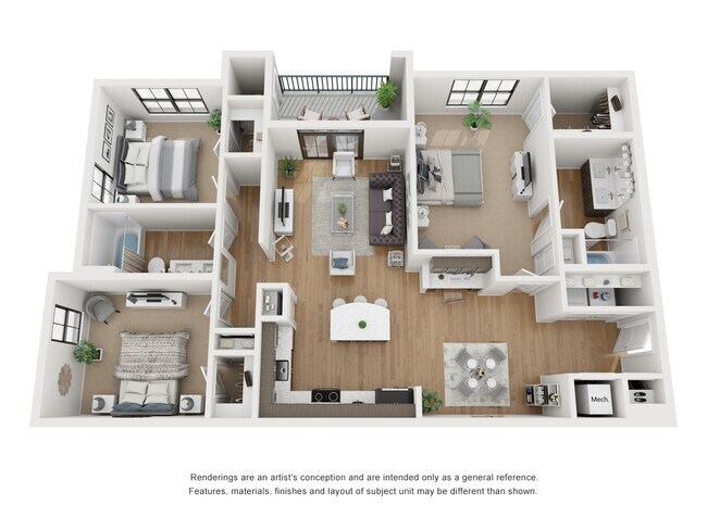 Unit 7207 7207 floor plan
