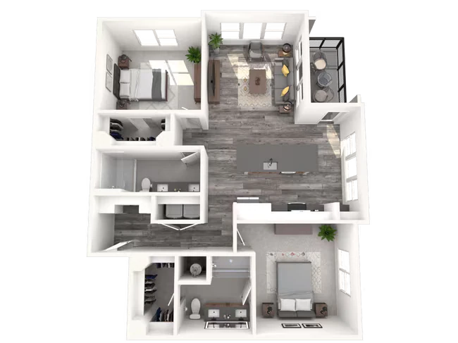 B2 7-301 floor plan