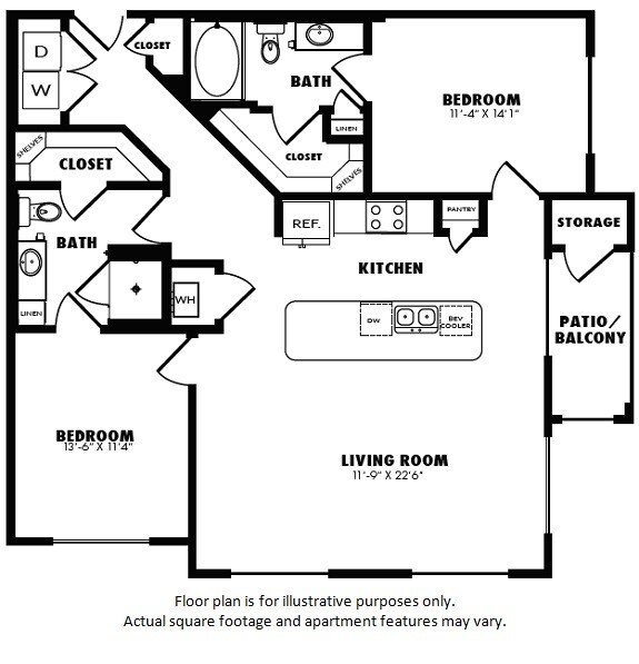 Unit 2105 2105 floor plan