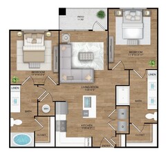 Unit 1207 1207 floor plan