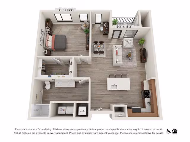 Unit 1429 1429 floor plan