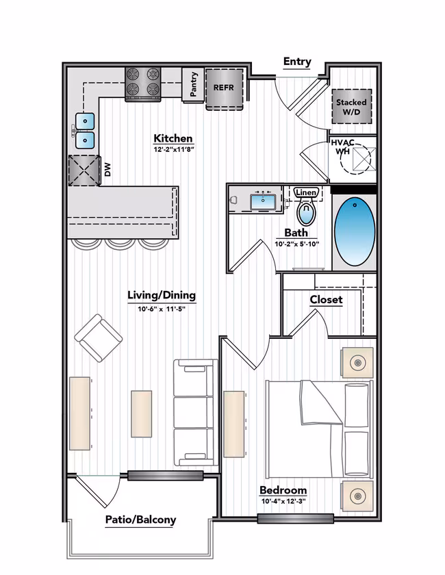 Unit 4101 4101 floor plan