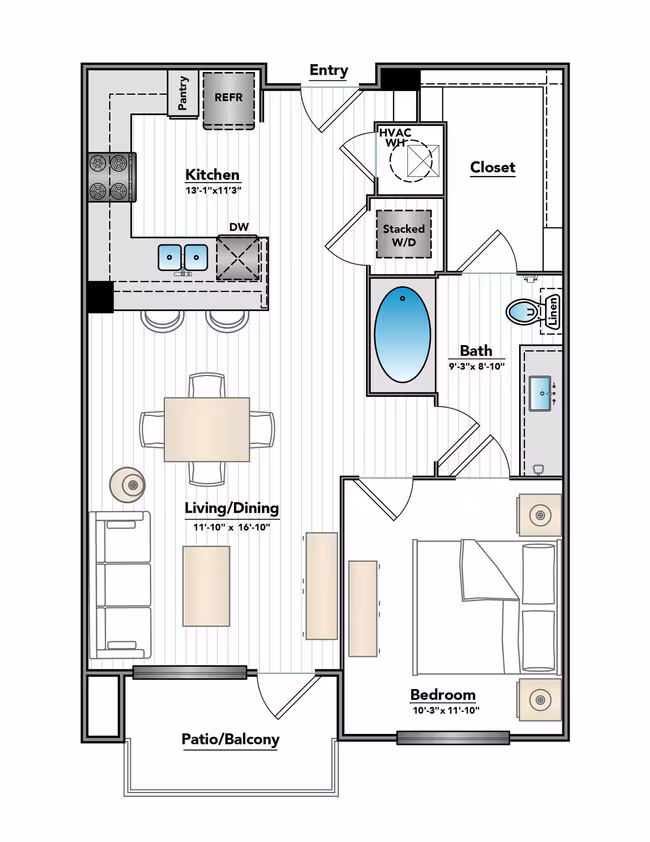 Unit 4108 4108 floor plan