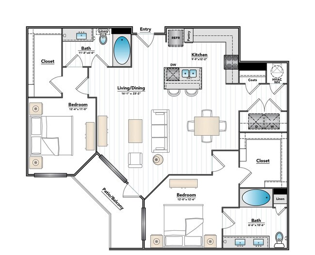 Unit 2306 2306 floor plan