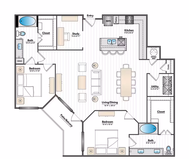 Unit 3211 3211 floor plan