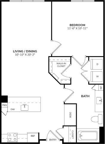Unit 310 380 floor plan