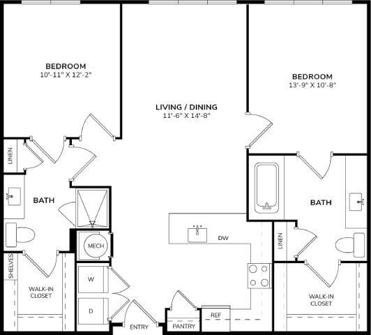 Unit 468 468 floor plan